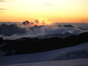 Abendstimmung am Monte Rosa